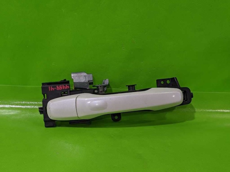 12-14 EDGE PASSENGER RIGHT FRONT EXTERIOR DOOR HANDLE WHITE PLATINUM OEM 4458-41