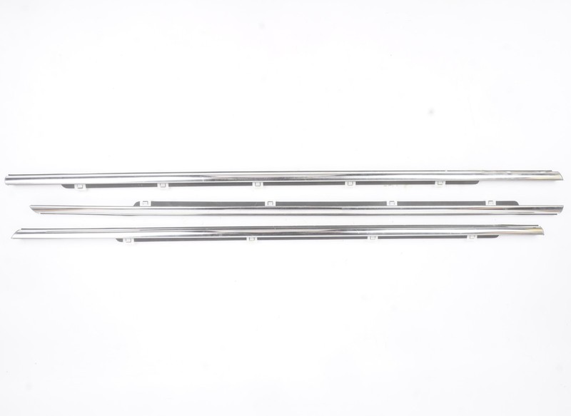 17-20 Mercedes SLC300 Door Window Belt Chrome Molding Set of 3 OEM
