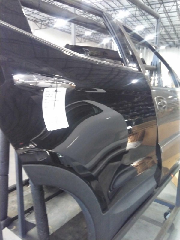 2016 Hyundai Santa Fe Rear Right Door Black 4DR SUV Used OEM Part 296871