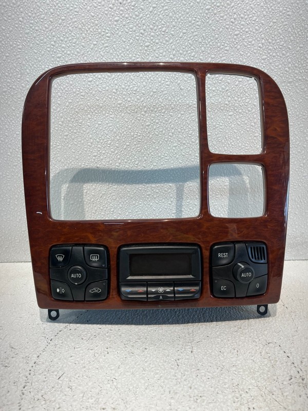 2000-2002 Mercedes-Benz W220 NAVIGATION DASH WOOD TRIM S500 S430 S600 S55 Bezel