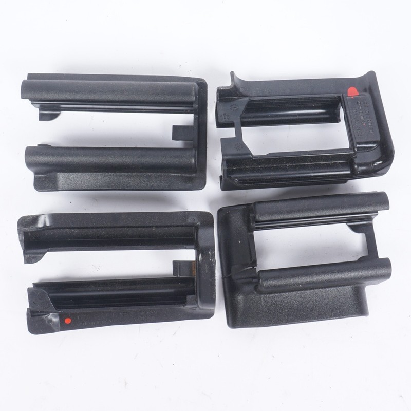10-17 Mercedes W207 E350 Coupe Front Left Driver Seat Track Rail Cover 4Pcs OEM