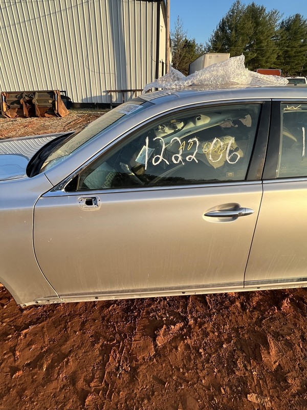 2007-2012 LEXUS LS460 FRONT LEFT DRIVER SIDE DOOR ASSEMBLY OEM SILVER 1F2