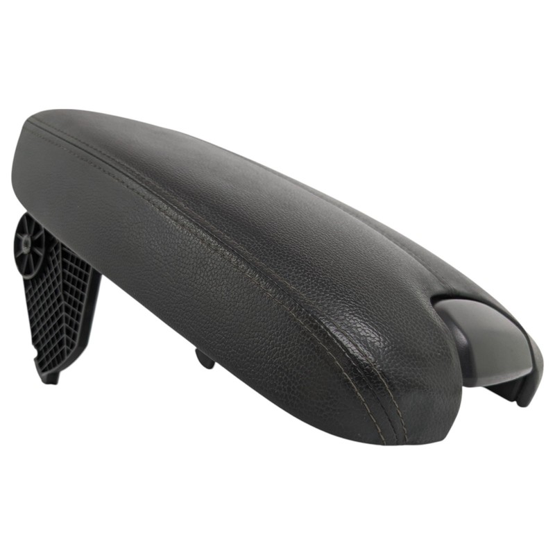 2008-2012 Honda Accord Sliding Center Console Lid Armrest BLACK LEATHER