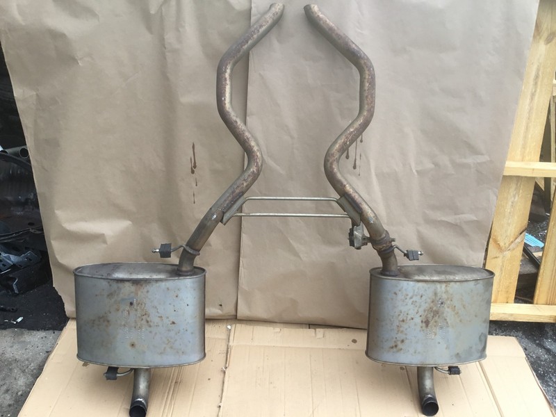 Land Range Rover HSE 2014 Rear Left Right Exhaust Muffler Silencer Pipe 14-17 :M