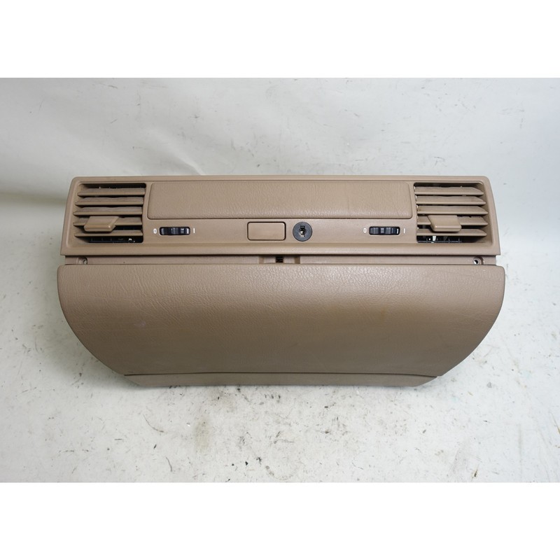Damaged BMW E36 3-Series Convertible Glove Box Assembly Sand Beige 1994-1999 OEM
