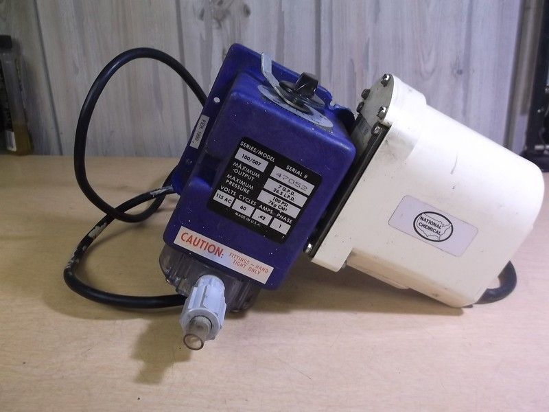 National Chemical Pool Pump Motor 100/007 Sereies Model Volts 115AC *FREE SHIP*