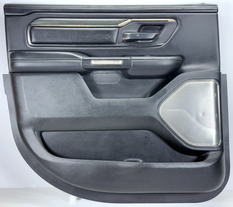 ✅ 19-25 RAM 1500 5th LIMITED CREW CAB OEM DOOR PANEL REAR LEFT DRIVER SIDE BLACK