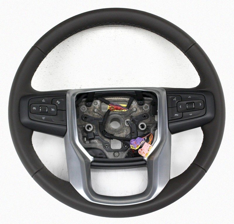 OEM Steering Wheel Base For GMC Sierra Atmosphere Brown Leather 86510175