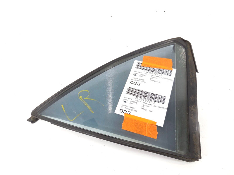 1999-2003 Mazda Protege Rear Door Window Vent Glass Driver Left LH OEM