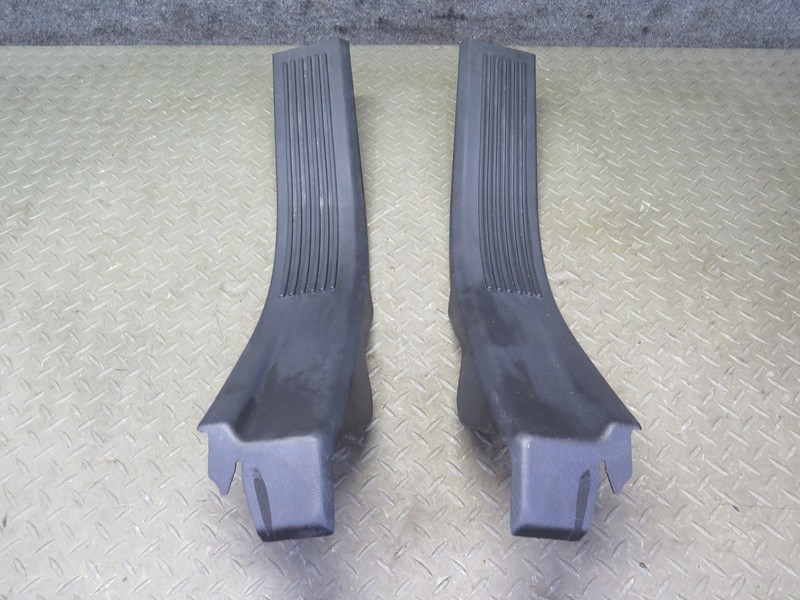 2003-2009 HUMMER H2 REAR LEFT & RIGHT DOOR SCUFF SILL PLATE TRIM PANEL SET OF 2