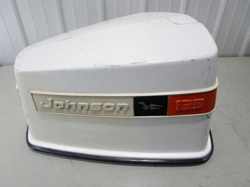 Johnson Evinrude Outboard 125 HP V4 Engine Cowling Motor Cover Top Hood Cap