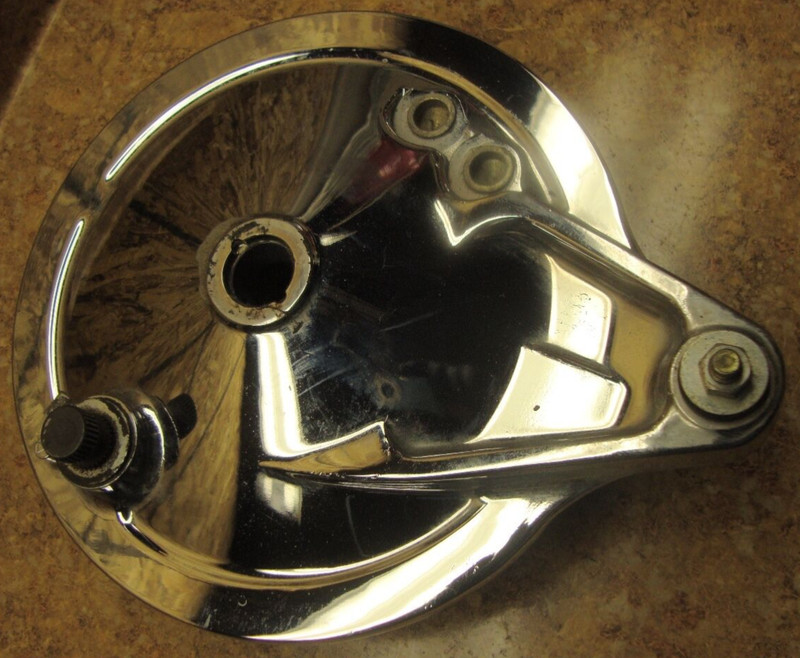 2007 Honda Shadow VT1100C VT1100 VT 1100 C Rear Drum Brake Cover Shoes Back 07