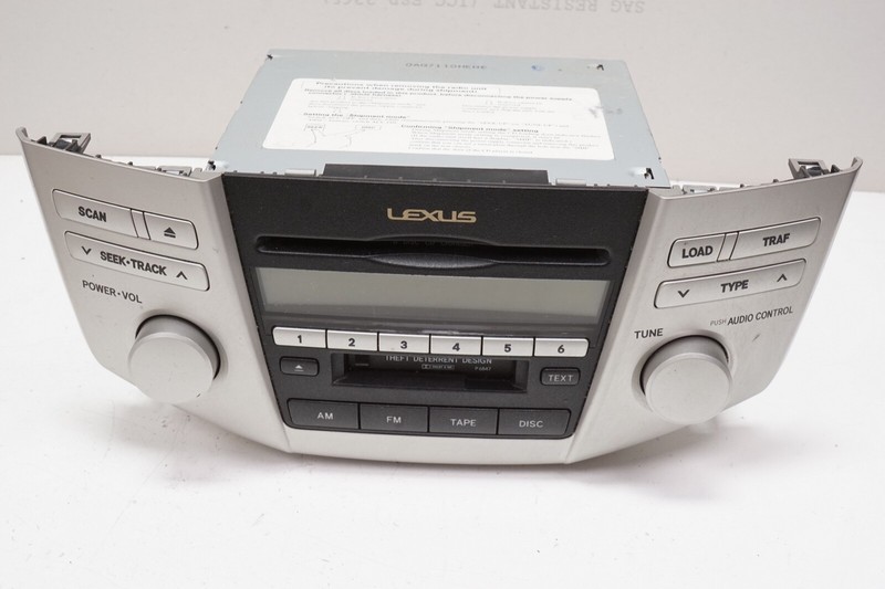LEXUS RX330 RX400h Radio AM-FM CD Tuner Head Unit OEM 2006