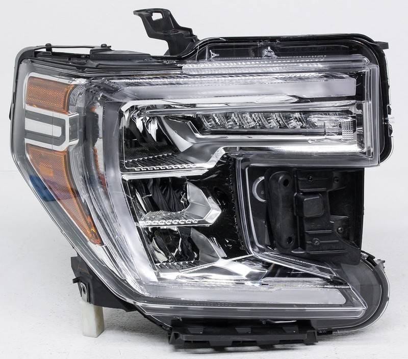 OEM GMC Sierra Denali, Sierra 1500 Right Passenger Side LED Headlamp Tab Missing