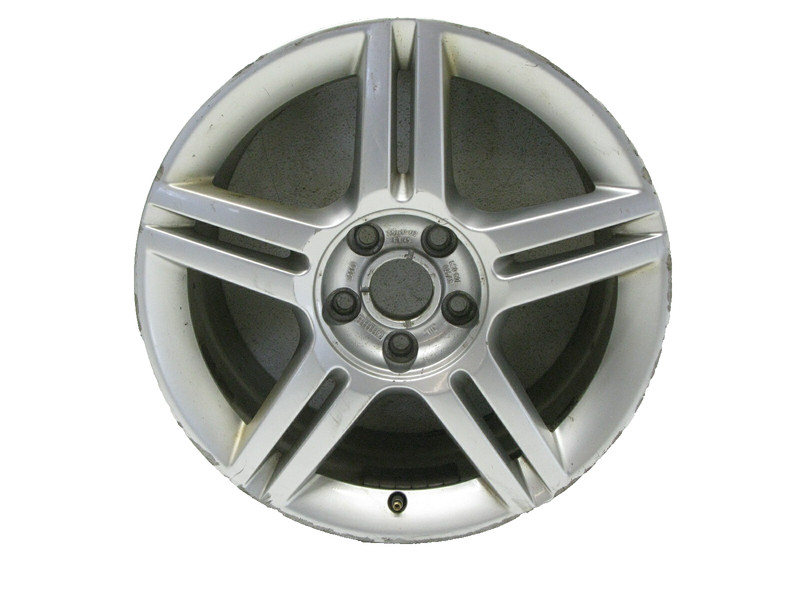 04-09 AUDI B7 A4 QUATTRO RIM WHEEL 5 DOUBLE SPOKE OEM 7.5 17" 8E0601025 031522 1