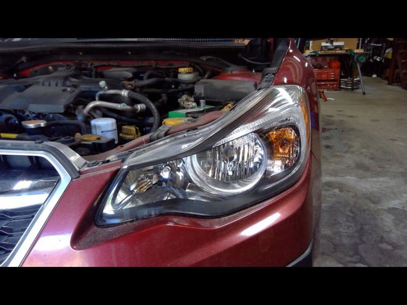 Driver Headlight Chrome Upper Trim Halogen Fits 13-15 XV CROSSTREK 1450864