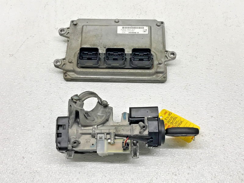 09-11 HONDA CIVIC ENGINE COMPUTER ECU & IGNITION KEY OEM
