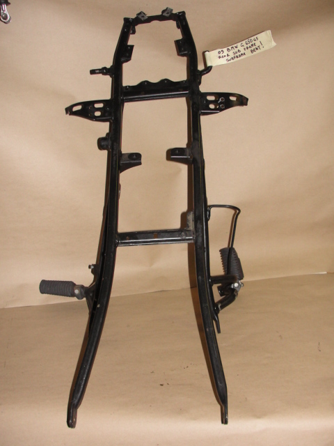 2009 BMW G 650 GS REAR SUB FRAME SUBFRAME RAIL SEAT G650 G650GS 09