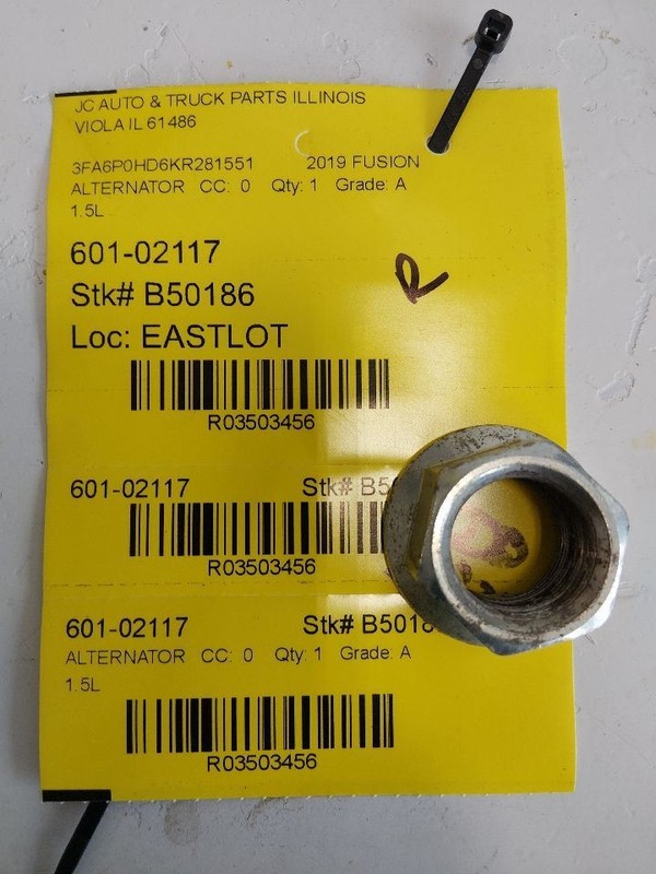 Alternator Without Heated Seats Fits 16-20 FUSION 3503456