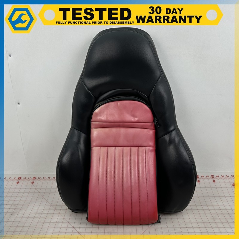 97-04 Chevy Corvette C5 FRONT LEFT DRIVER TOP UPPER SEAT CUSHION Red OEM