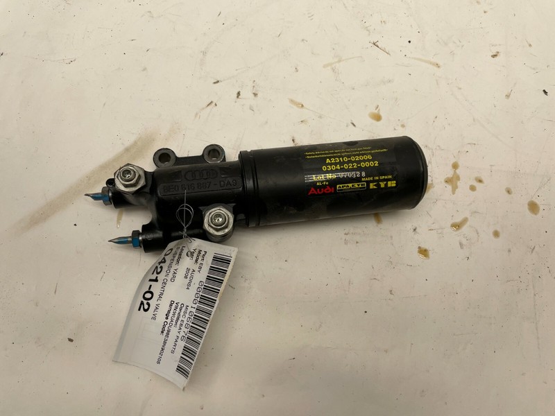 2007 2008 AUDI S4 RS4 B7 4.2L FRONT SUSPENSION CENTRAL VALVE CANISTER UNIT OEM