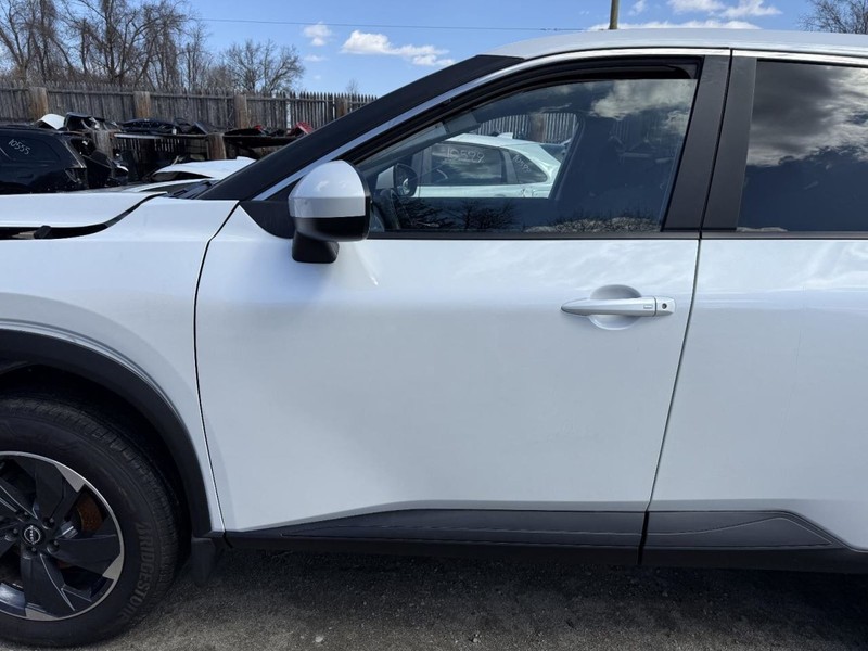 2021-2025 Nissan Rogue Left Driver Side Front Door White
