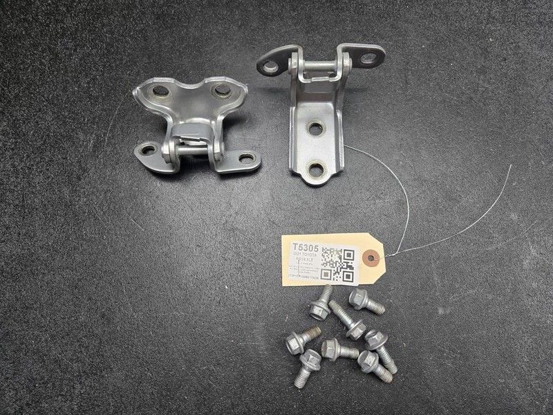 2PC Rear Right Door Upper + Lower Hinges Set 2021 Toyota RAV4 68750-06010 19-25