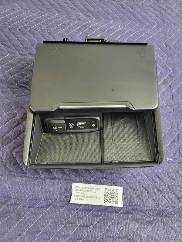Used Oem GENESIS Center Console Storage Tray 84680-G9000 for 2019-2021 G70