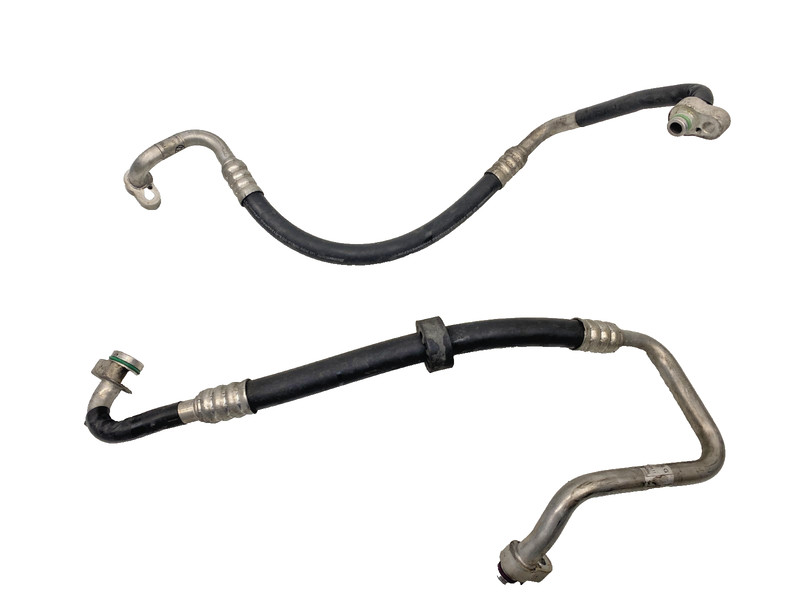 11-14 PORSCHE CAYENNE 3.6L A/C HOSE LINE PIPE SET OF 2 OEM #A0.61