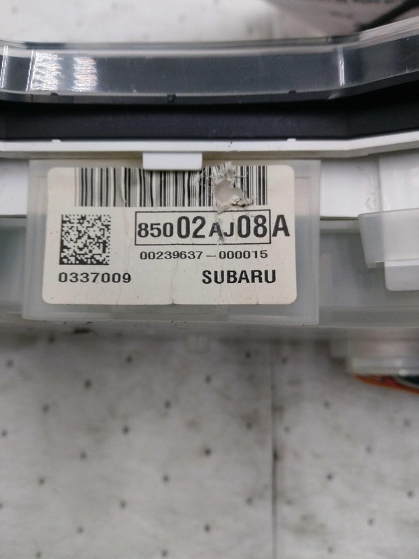 2010 Subaru Legacy Speedometer Gauge Black OEM 85021AJ03A 163K Miles
