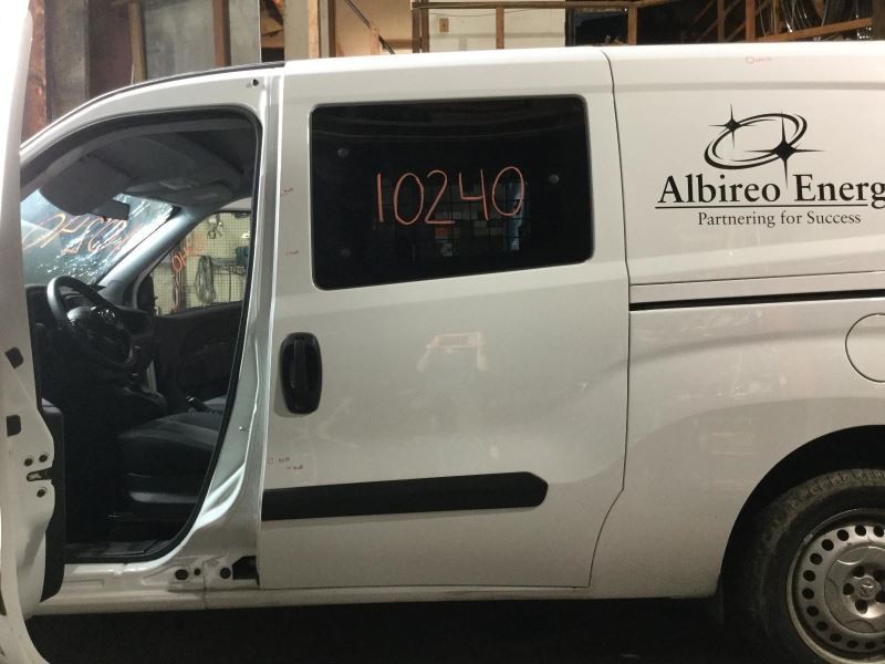 2015-2019 Dodge Promaster City Left Driver Side Rear Sliding Door White