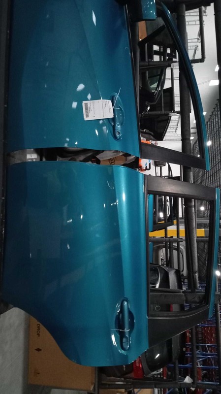 2015 Nissan Versa Left Rear Door Blue 129041 Used 99k Miles OEM Replacement