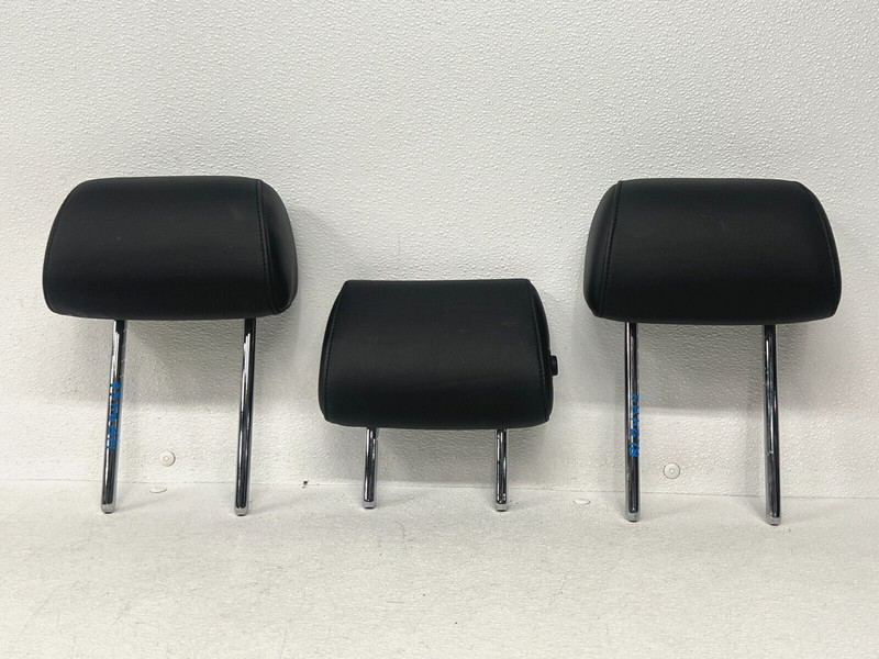 ⭐2011-2016 BMW M5 F10 REAR RIGHT & LEFT & CENTER HEADREST BLACK SET LOT2482