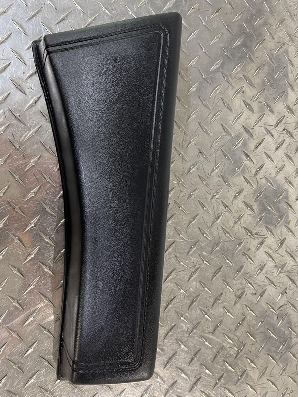1991-1993 CADILLAC DEVILLE COUPE LH REAR DOOR ARMREST COUPE OEM BLACK LEATHER