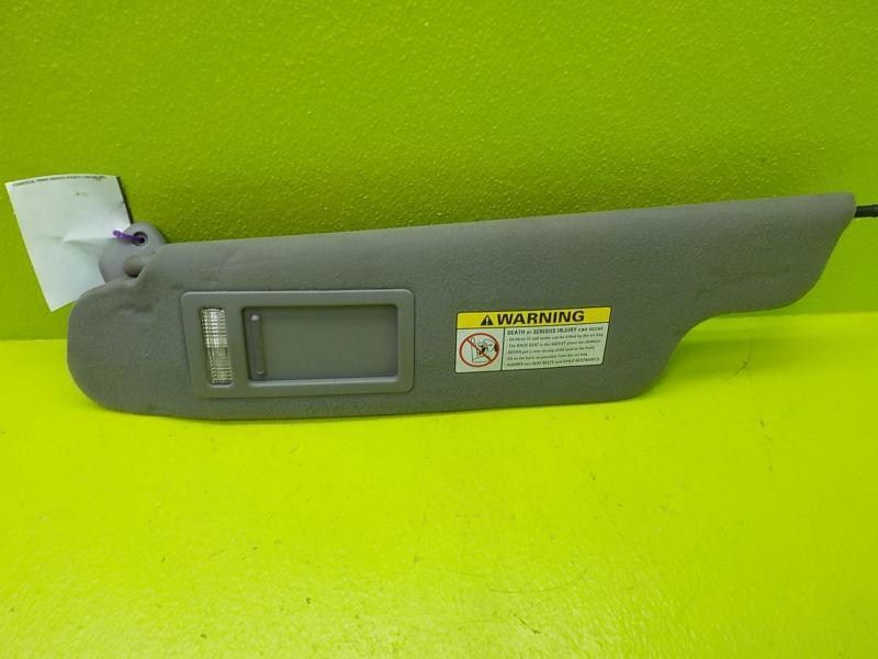 1997 Ford F150 F250 Left Sun Visor W/ Sliding Mirror Grey OEM F65Z-1504105-AAH
