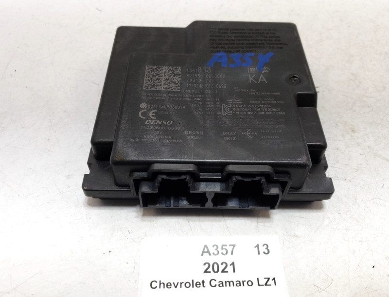 ✅ 19-24 OEM Chevrolet Camaro ZL1 Anti-Theft Keyless Entry Control Module