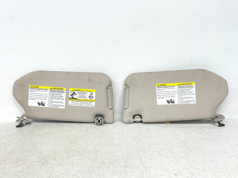⭐2016-2020 INFINITI QX60 FRONT RIGHT & LEFT SUN VISOR SET W/ MIRROR OEM LOT2399