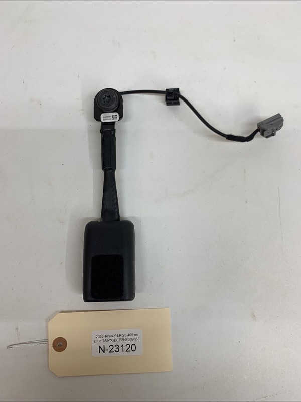 ⚡️20-22 Tesla Y 3 FRONT RIGHT LEFT SEAT BELT SEATBELT BUCKLE 23120 B38