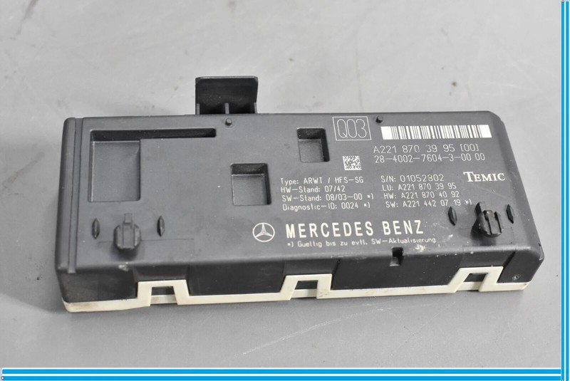 07-14 Mercedes W221 S550 S400 CL550 Trunk Release Remote Open Close Module OEM