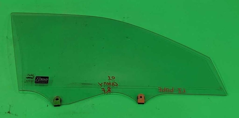 98 99 00 01 CAMRY PASSENGER RIGHT FRONT WINDOW DOOR GLASS OEM 3909-27