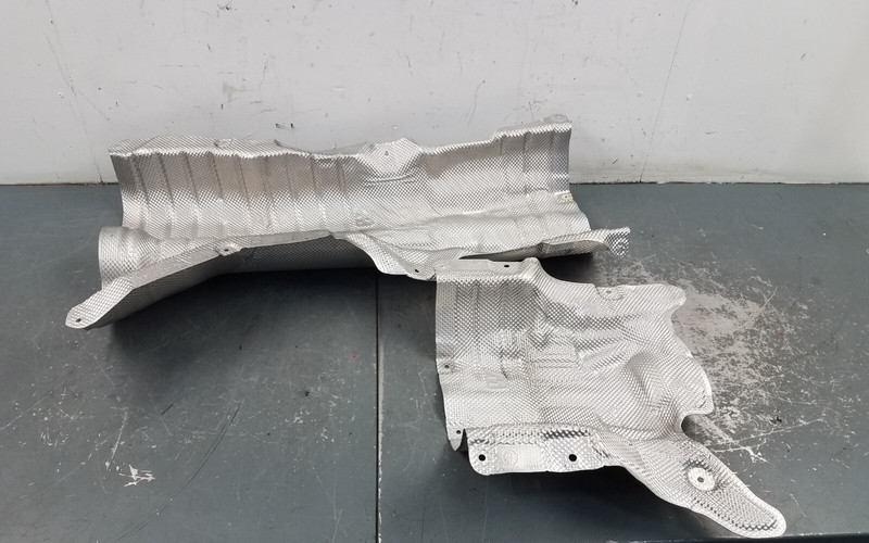 2024 BMW M4 G82 Transmission Tunnel Exhaust Heat Shields #9574 J6
