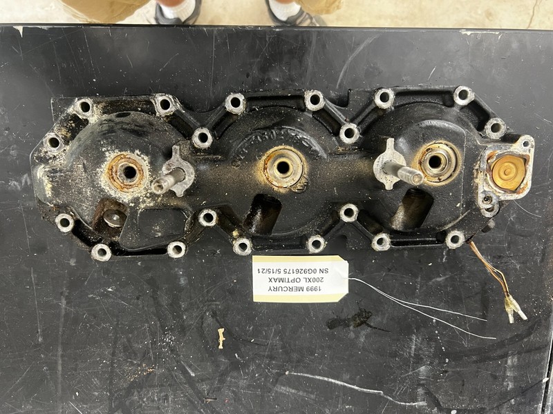 MERCURY DFI 200HP CYLINDER HEAD ASSEMBLY / PORT SIDE 850276A4 FRESHWATER!
