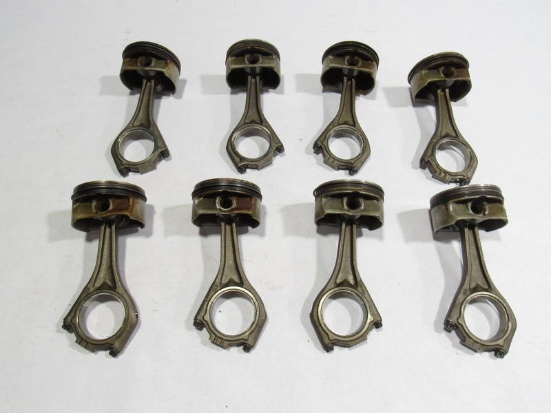 BMW 650i 650 E64 4.8L Engine Piston Connecting Rod Set 8 PCS 06 - 10 :Y