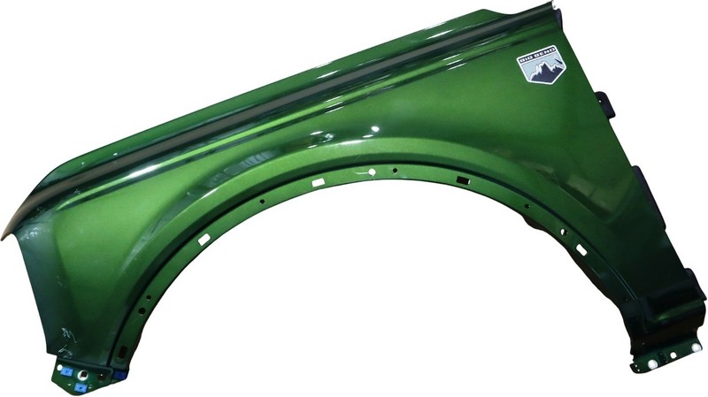 Front Fender Driver-Side OEM 21-25 Bronco 4 Dr M2DZ16006A OEM Factory GREEN OE