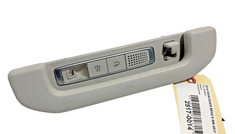 DEFECT! 14-17 MERCEDES S550 W222 REAR RIGHT SIDE INTERIOR LIGHT HANDLE GRAB OEM