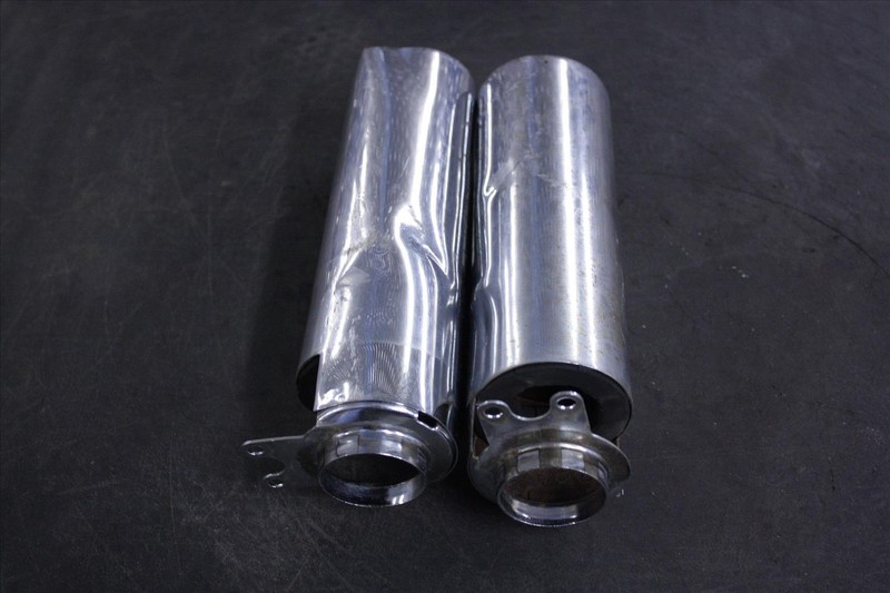 2001 HONDA VT 750 CD2 SHADOW FRONT FORK CHROME COVERS GUARDS PAIR OEM VT750 01