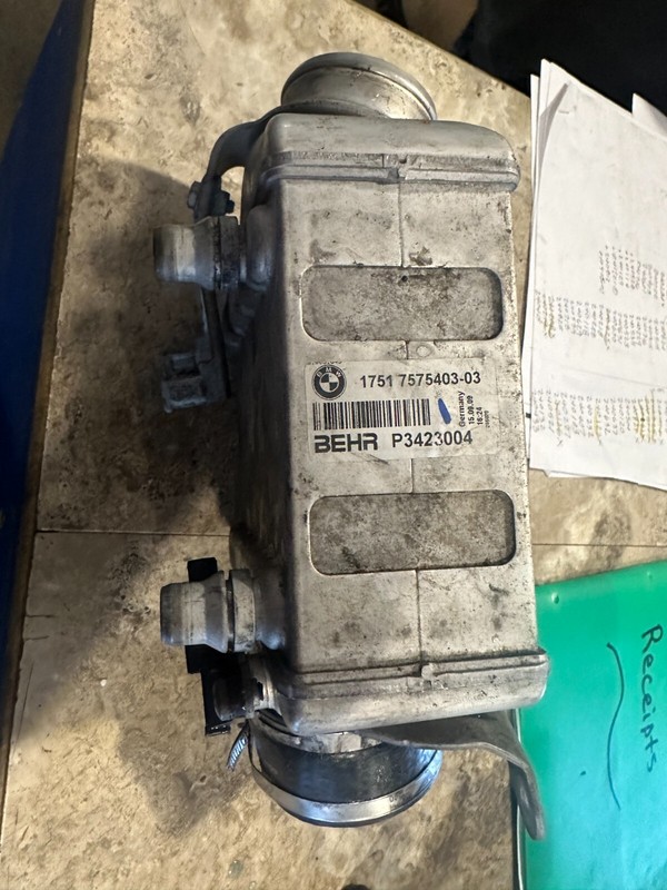 08-19 BMW 750I 550I 650I X5 X6 4.4 OEM LH INTERCOOLER - DRIVER SIDE