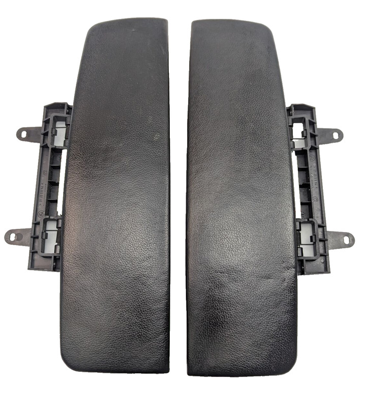 02-2008 BMW E65 E66 745I 750I 760I 760LI CENTER CONSOLE ARMREST LIDS PAIR BLACK