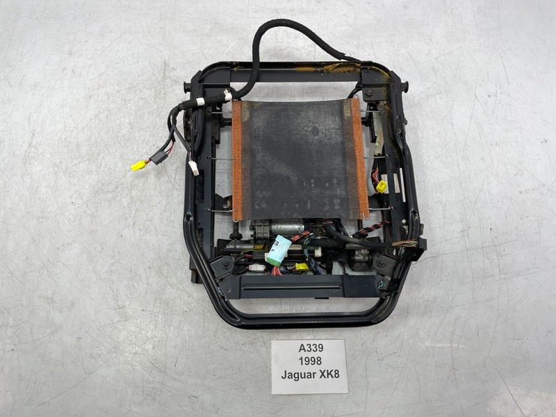 ✅ 98-00 OEM Jaguar XK8 XKR Front Left Seat Lower Frame Track W/ Motors