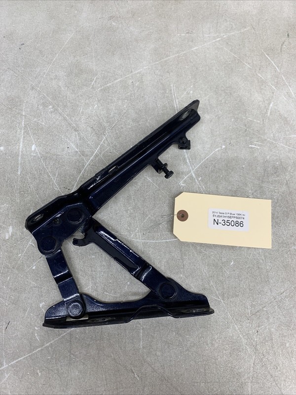 2014 TESLA S LEFT HOOD BONNET HINGE BLUE 6006738-00-E 35086 B82